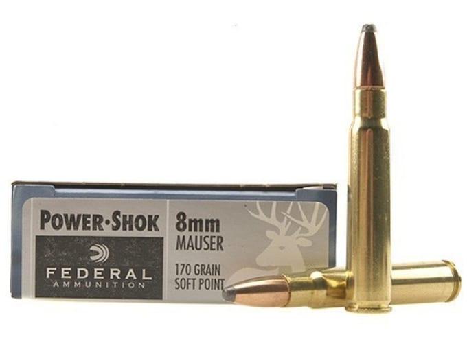 Federal Power-Shok 8mm Mauser 170GR JSP 20 Patronen