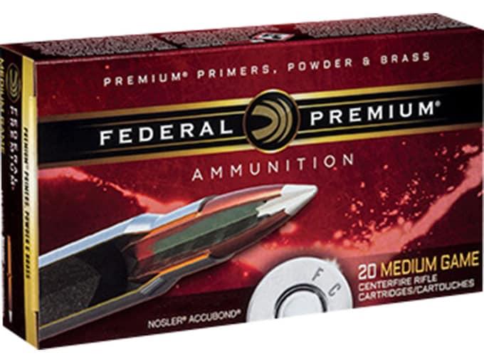 Federal Premium Nosler AccuBond .243 Win. 90GR 20 Patronen
