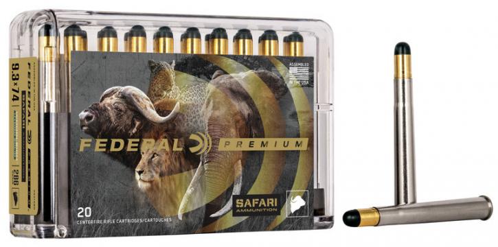 Federal Premium Safari Woodleigh Hydro Solid 9,3x74 R 286GR 20 Patronen