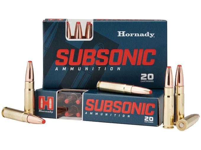 Hornady Subsonic 7,62x39 255GR Sub-X 20 Patronen