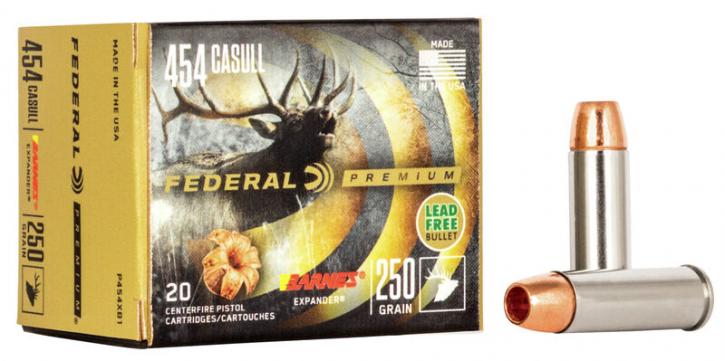 Federal Premium Barnes Expander .454 Casull 250GR HP 20 Patronen