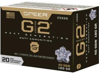 Speer Gold Dot G2 .40 S&W 180GR JHP 20 Patronen