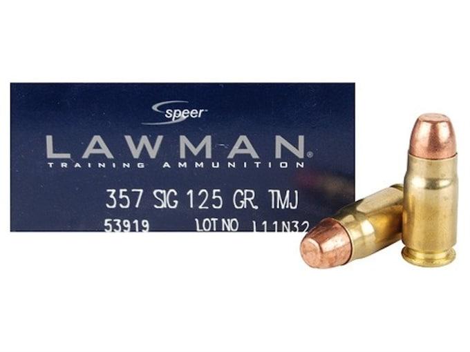 Speer Lawman .357 Sig 125GR TMJ FN 50 Patronen