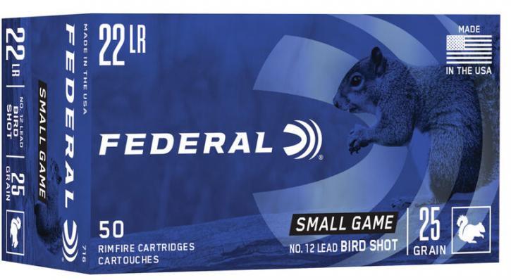Federal Small Game .22 LR 25GR Schrot 50 Patronen