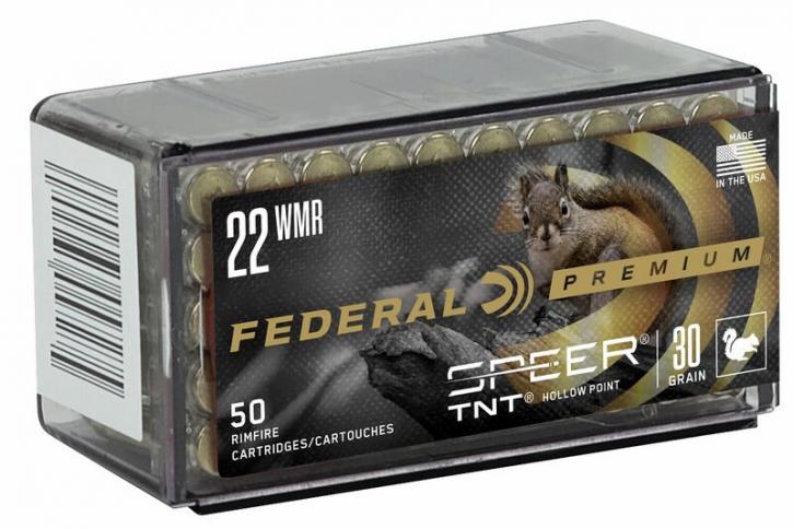 Federal Premium Varmint & Predator Speer TNT .22 Mag. 30GR JHP 50 Patronen