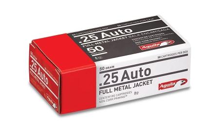 Aguila Standard .25 ACP 50GR FMJ 50 Patronen