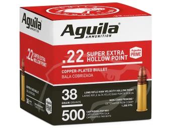 Aguila Super Extra High Velocity .22 LR 38GR LRN HP 500 Patronen