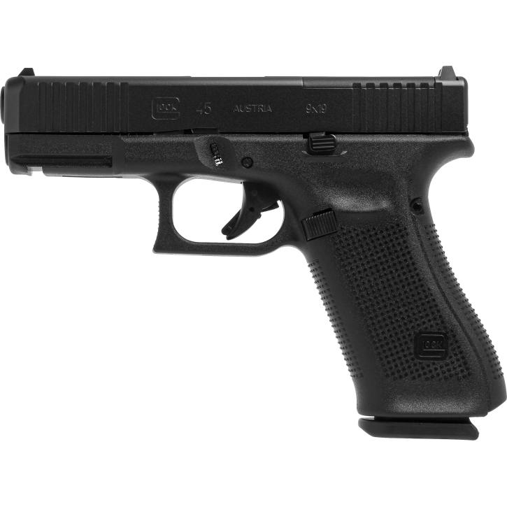 Glock Pistole G45 Gen5 MOS FS 9 mm Luger 4,02″ / 102 mm 17+1, Compact Crossover