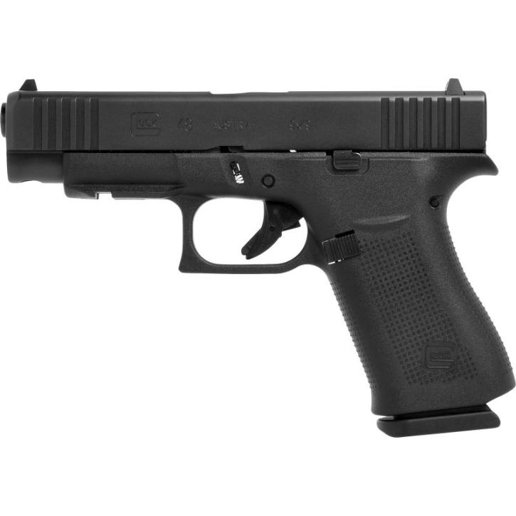 Glock Pistole G48 Rail FS 9mm Luger 4.17″ / 106 mm 10+1, Compact Slimline