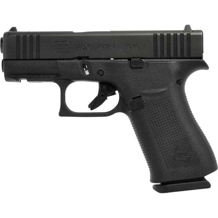 GLOCK Pistole G43X Rail FS 9mm Luger 3,43″ / 87 mm 10+1, Subcompact Slimline