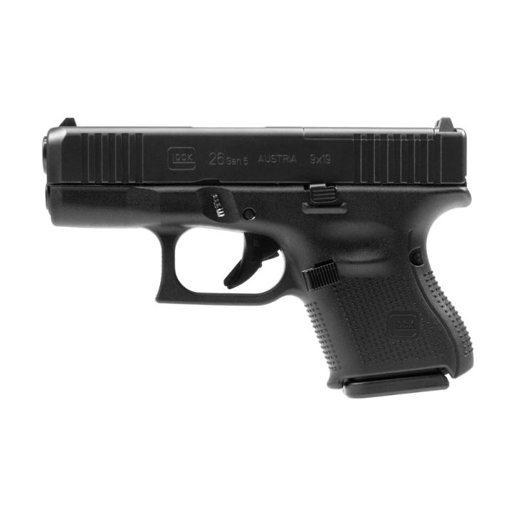 Glock Pistole G26 Gen5 MOS FS 9 mm Luger 3,43″ / 87 mm 10+1, Subcompact
