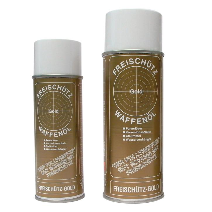 Freischütz Waffenöl Gold (ohne Graphit) Spray 200ml / 400ml