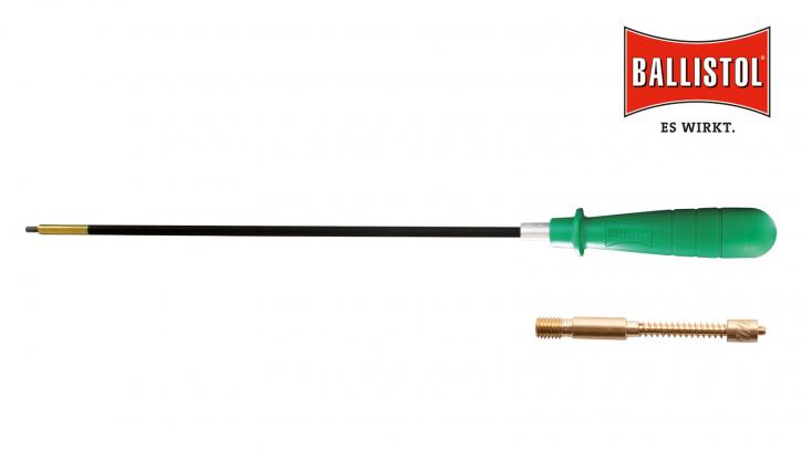 Ballistol Carbon-Putzstab kurz mit Zubehör, Ø 5 mm (1/8" Außengewinde)