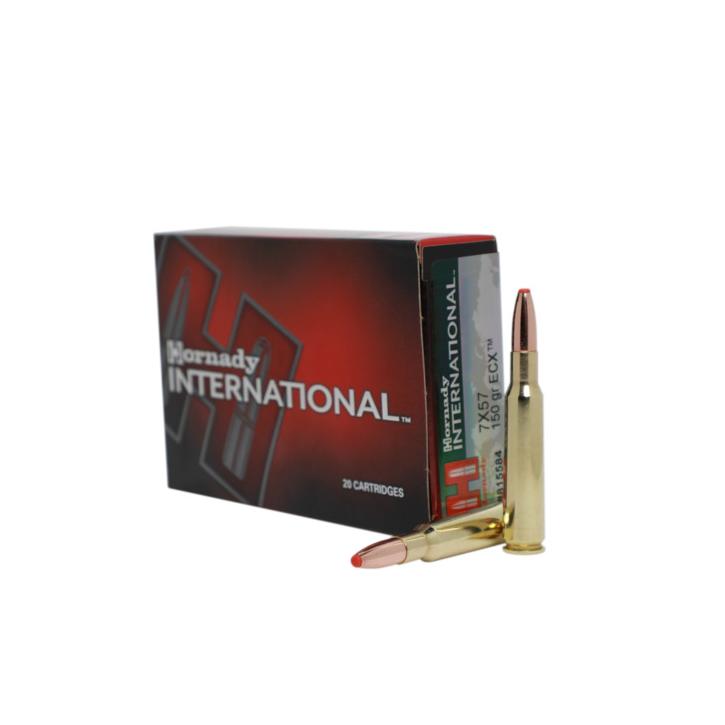 Hornady International 7x57 150GR ECX 20 Patronen