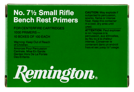 Remington Zündhütchen 7 1/2 BR Small Rifle 1000 Stück