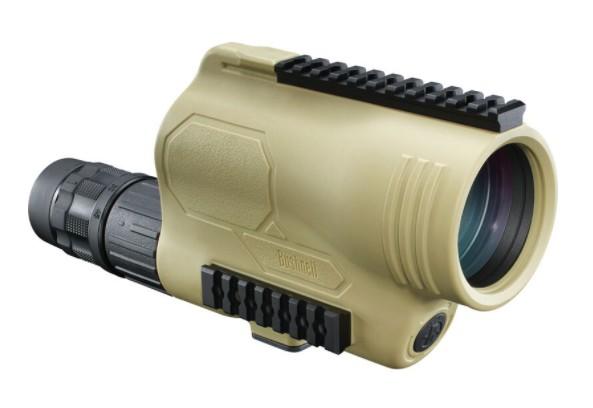 Bushnell Spektiv Legend T 15-45x60mm mit Picatinny Schiene / FFP Mil-Hash Absehen, Flat Dark Earth