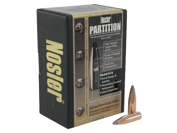 Nosler Geschoss Partition 7mm/.284 140GR Spitzer 50 Stück