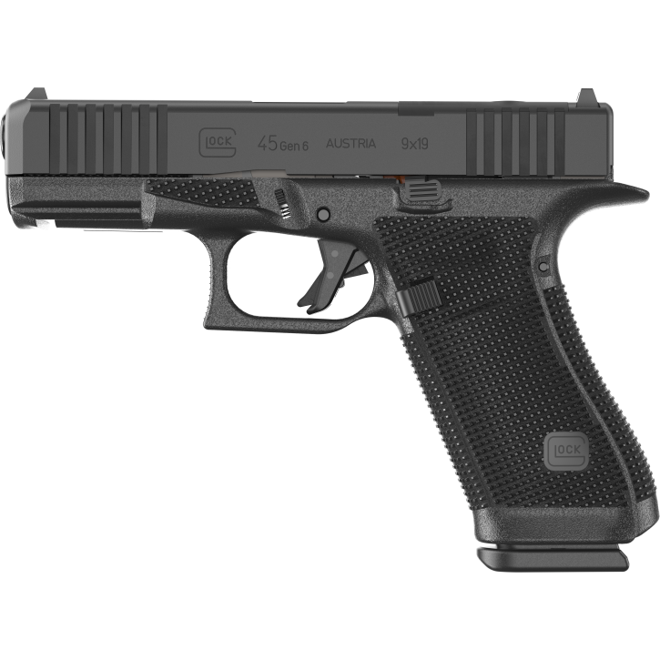 Glock Pistole G45 Gen6 OR FS 9mm Luger 4.02″ / 102 mm 17+1, Compact Crossover