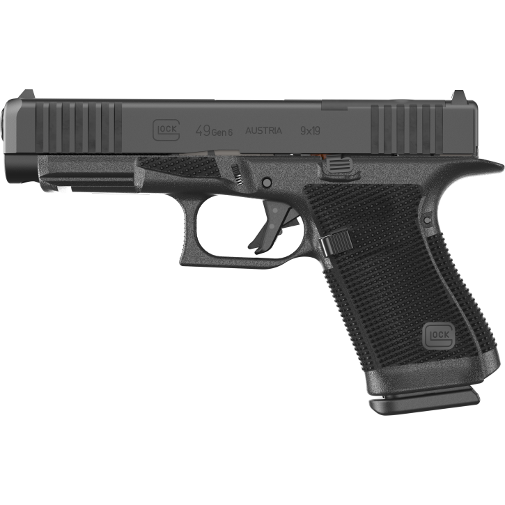 Glock Pistole G49 Gen6 OR FS 9mm Luger 4,5″ / 114 mm 15+1, Standard Crossover