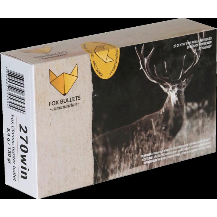 Fox Bullets Classic Hunter .270 Win. 130GR / 8,4g bleifrei 20 Patronen