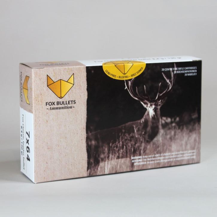 Fox Bullets Classic Hunter 7x64 130GR / 8,4g bleifrei 20 Patronen