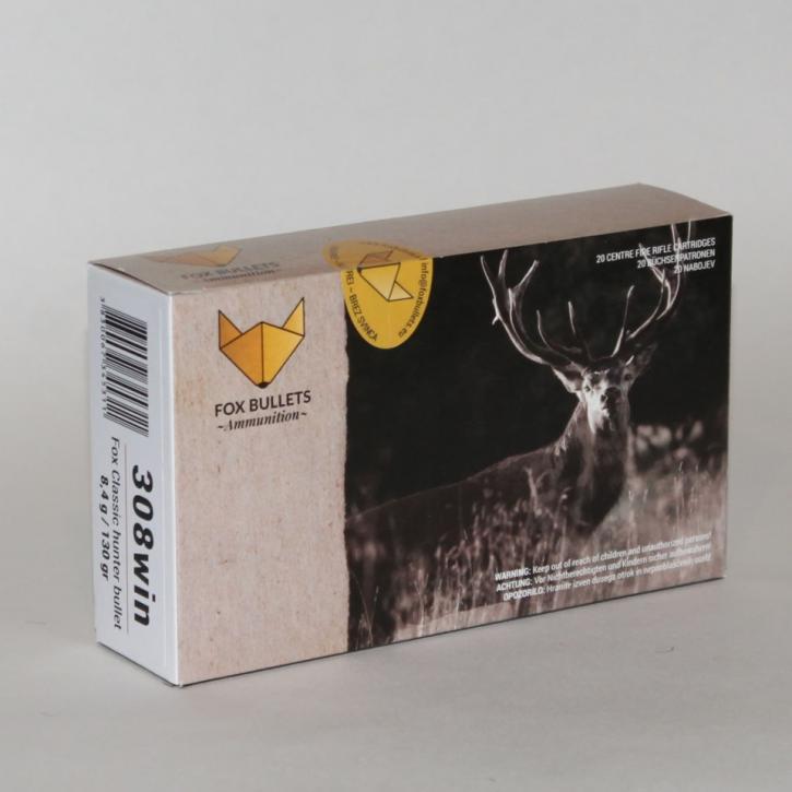 Fox Bullets Classic Hunter .308 Win. 130GR / 8,4g bleifrei 20 Patronen