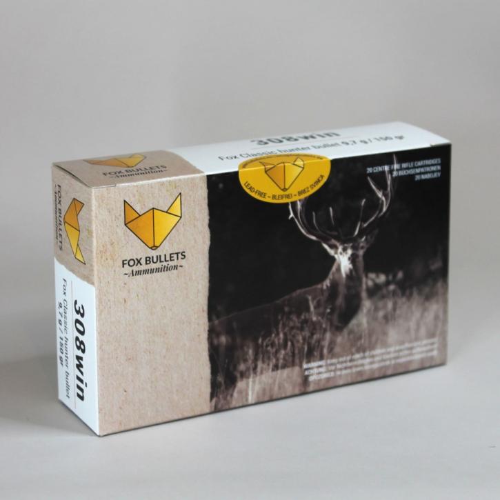 Fox Bullets Classic Hunter .308 Win. 150GR / 9,7g bleifrei 20 Patronen