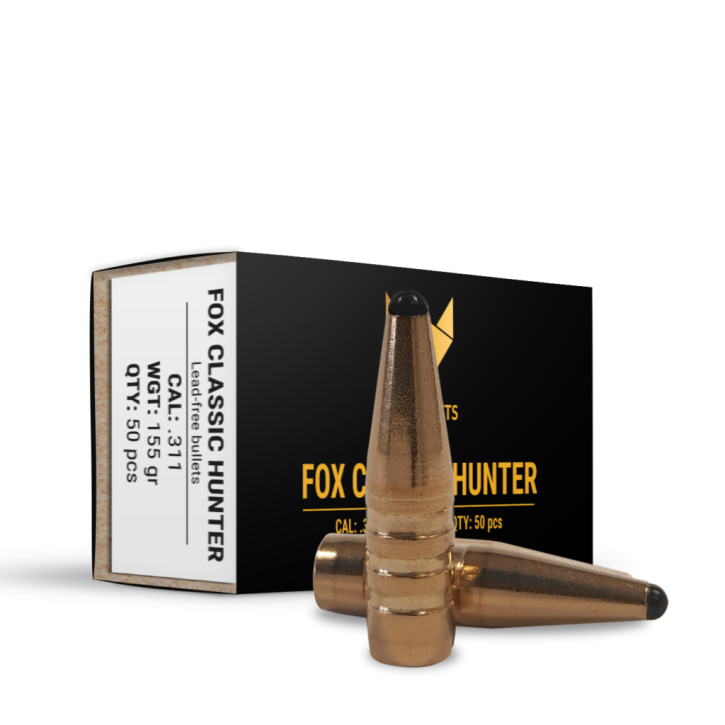 Fox Bullets Classic Hunter .311 10,0 g / 155 gr bleifreie Geschosse – 50 Stück