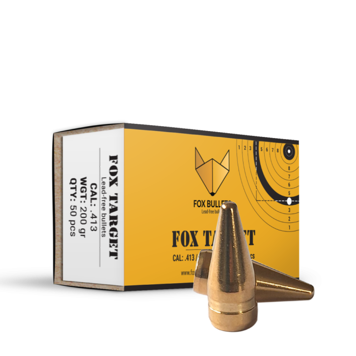 Fox Bullets Target .413 13 g / 200 gr bleifreie Geschosse – 50 Stück