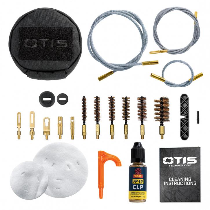 Otis Tactical Reinigungs-Set für .22/.223, .270, .30/.308/30-06/30-30, .38/9mm, .45 cal, .12 inkl. Tasche