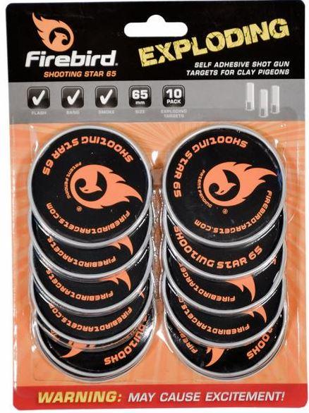 Firebird Targets Shooting Star 65mm für das Tontaubenschießen