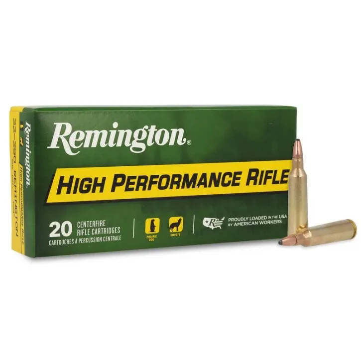 Remington High Performance .22-250 Rem. 55GR PSP 20 Patronen
