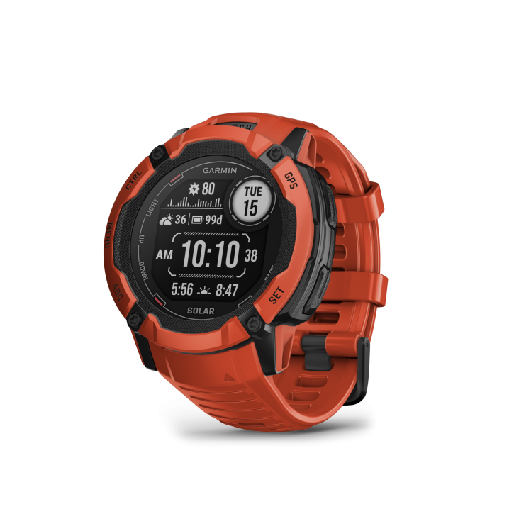 Garmin Instinct® 2X Solar, Rot