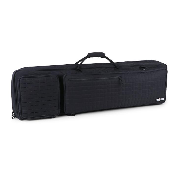 Winter Guncases Waffentasche Tactical 110 cm – Laser-Cut MOLLE, Rucksacktragesystem, 1000D Nylon (Night)
