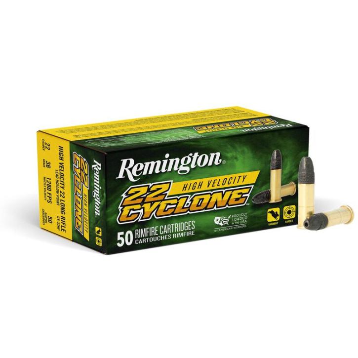 Remington Cyclone .22 LR 36GR LHP 50 Patronen