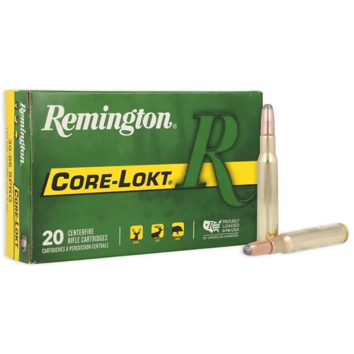 Remington Core-Lokt .30-06 Sprg. 180GR SP 20 Patronen