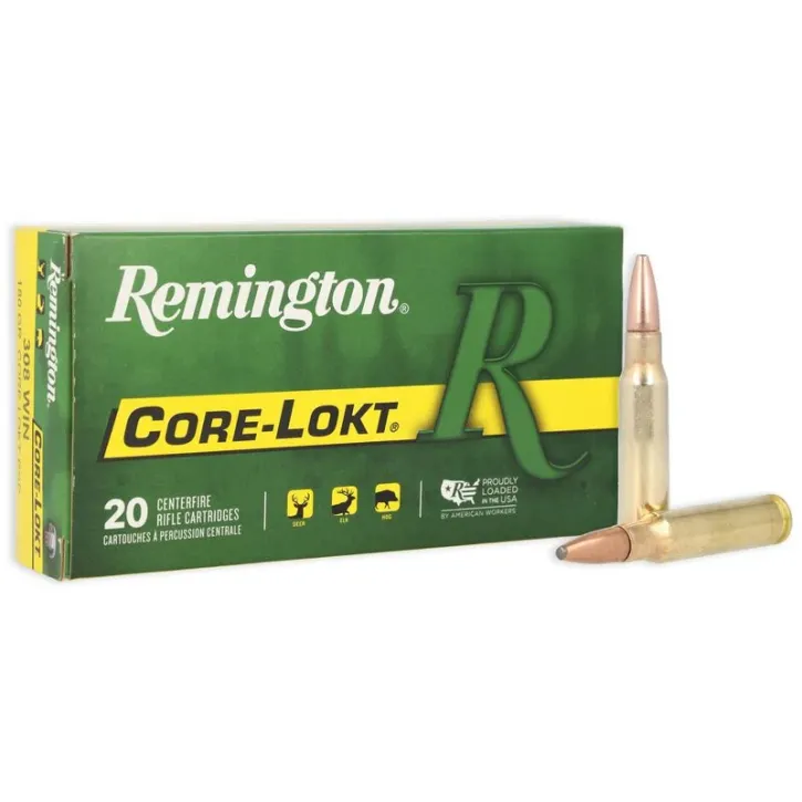 Remington Core-Lokt .308 Win. 180GR PSP 20 Patronen