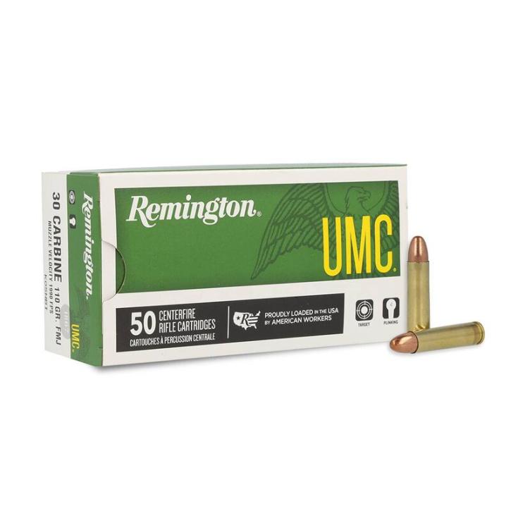 Remington UMC .30 Carbine 110GR FMJ 50 Patronen