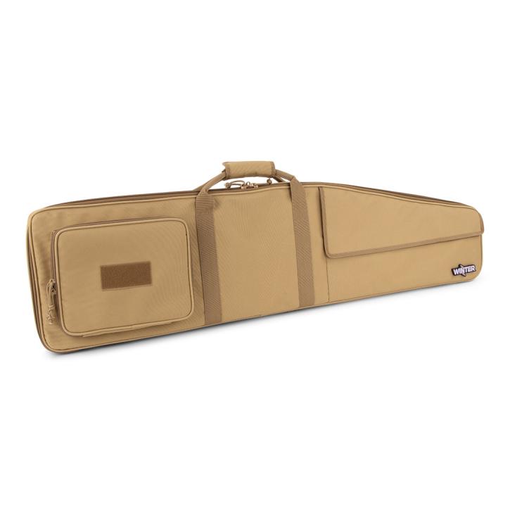 Winter Waffentasche W4 110 cm – wasserabweisend, abschließbar, abnehmbare Rucksackgurte (Dune)