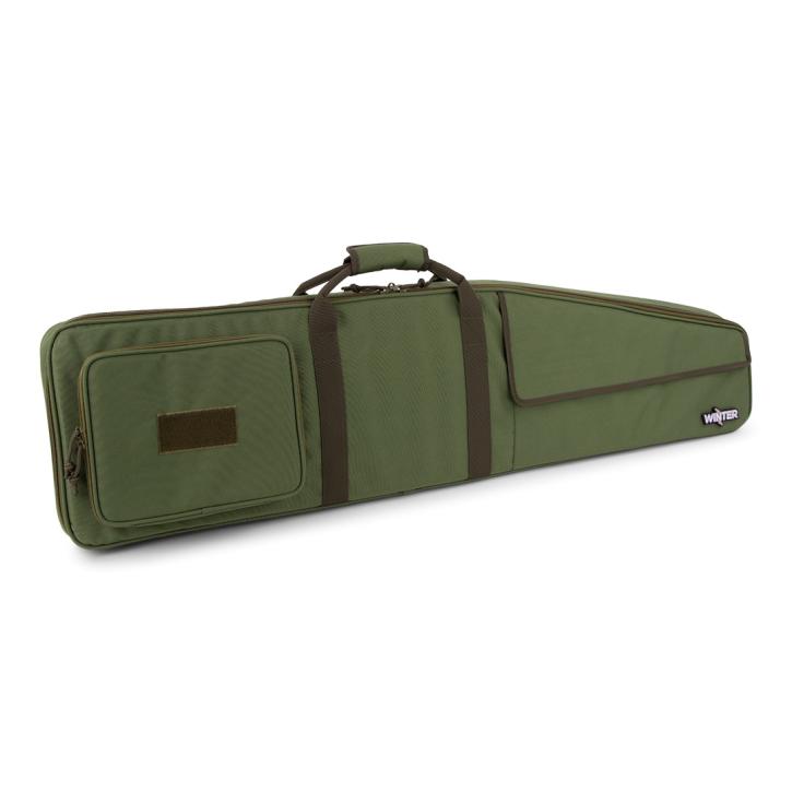 Winter Waffentasche W4 110 cm – wasserabweisend, abschließbar, abnehmbare Rucksackgurte (Forest)