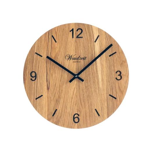 Wanduhr Tempus aus Eichenholz