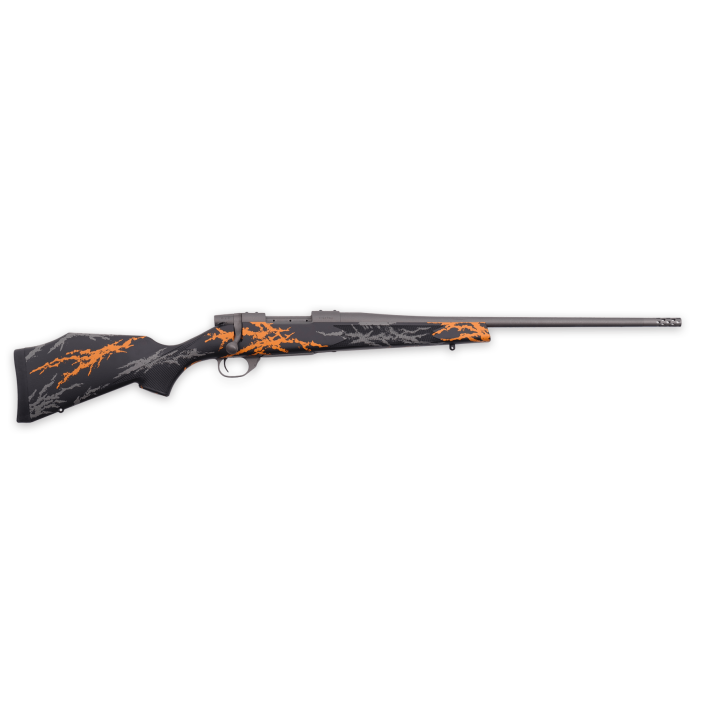 Weatherby Vanguard Compact Hunter .308 Win. 20"/51cm Schwarz/Orange 1/2"x28 Repetierbüchse inkl. Picatinnyschiene