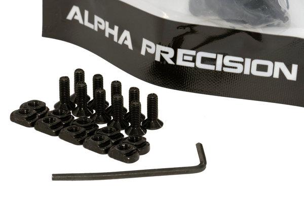 Alpha Precision - 10x Schrauben Set 12mm - passend für M-Lok