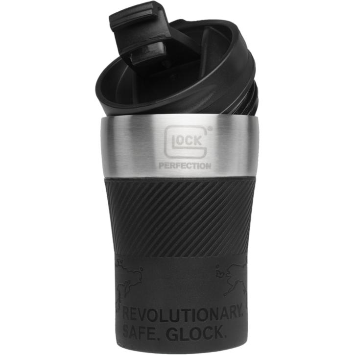 Glock Thermobecher „Coffee To Go“ – 210 ml – Schwarz/Edelstahl