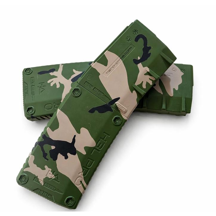 Hera H3L Pro Magazin 10 Schuss mit Verlängerung Black Cerakote Tarnmuster