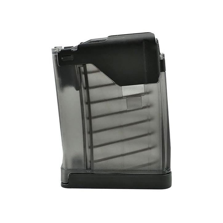 LANCER SYSTEMS L5AWM Magazin Gen2 für AR15 10-schüssig für Kaliber .223 REM / 5.56x45 Nato, Smoke transparent