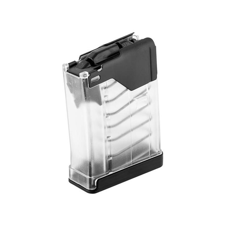 LANCER SYSTEMS L5AWM Magazin Gen2 für AR15 10-schüssig für Kaliber .223 REM / 5.56x45 Nato, klartransparent