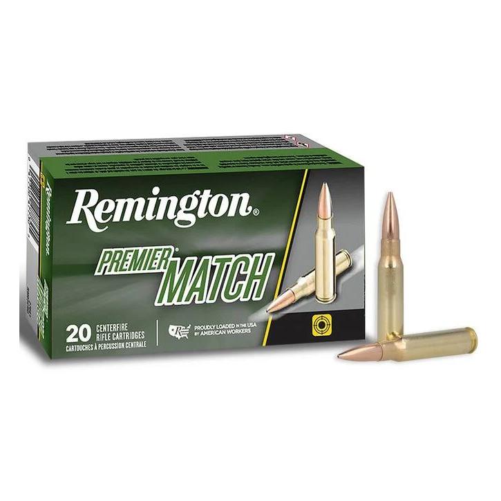 Remington Premier Match .308 Win. 168GR BTHP 20 Patronen