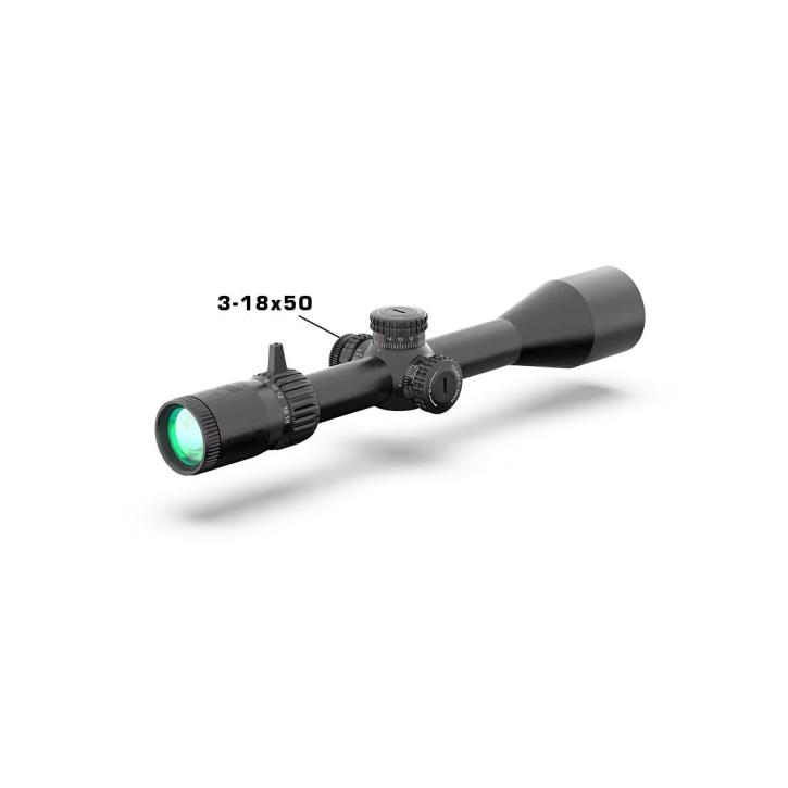 Swampfox Kentucky Long 3-18x50 FFP Präzisionszielfernrohr - RECCE MIL-Leuchtabsehen