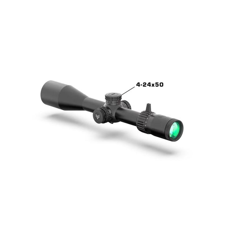 Swampfox Kentucky Long 4-24x50 FFP Präzisionszielfernrohr - Sharpshooter MIL-Leuchtabsehen